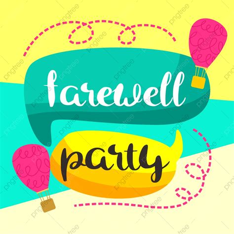 Farewell Party Clip Art