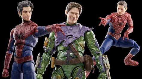 Spider-Man: No Way Home Marvel Legends Figures Include Doc Ock, Goblin & Unmasked Spideys