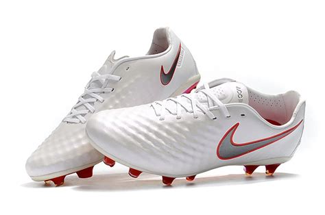 Nike Magista Obra II Elite FG-White / Light Red