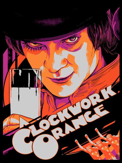 vance-kelly-clockwork-orange | Orange mécanique, Affiche imprimée, Affiches de films minimalistes