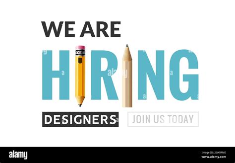 Hiring graphic designer vacancy poster. Hiring job graphic designer wanted creative vector ...