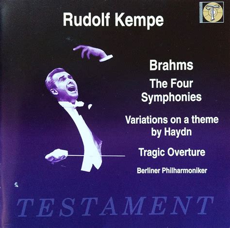 Brahms*, Haydn*, Rudolf Kempe, Berliner Philharmoniker - The Four Symphonies / Variations On A ...