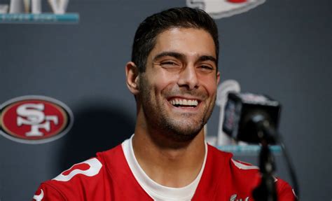 Jimmy Garoppolo Hit Erin Andrews With Another Smooth Line Before Playoff Game vs Packers (VIDEO)