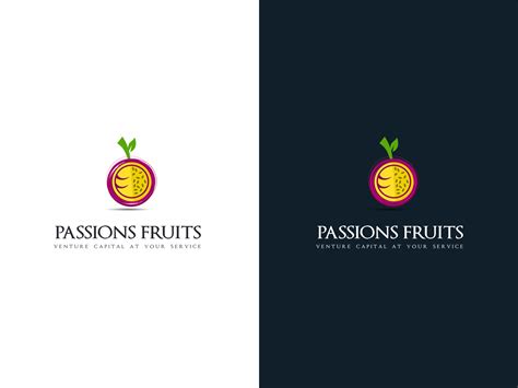 Passion Fruit Logo by Blessing Source 😎 We are Blessed We are Skilled on Dribbble