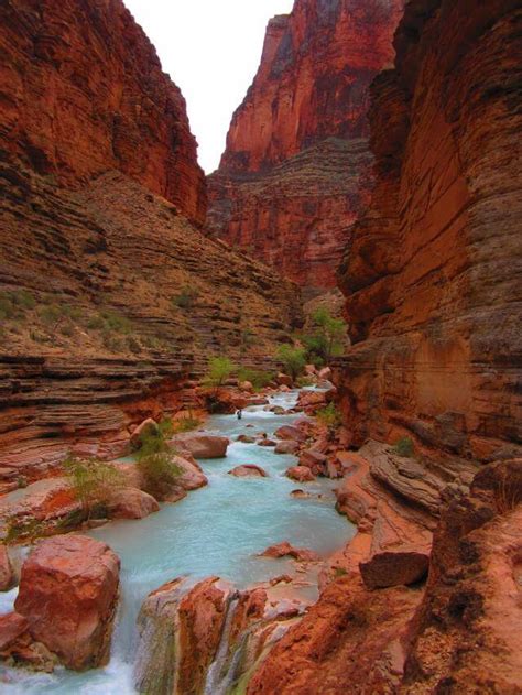 Havasu Canyon in relation to Grand Canyon Whitewater raft trips ...