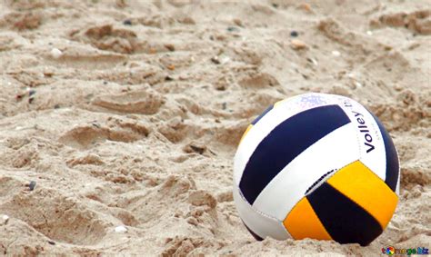 Beach Volleyball sand ball Download free picture №13591