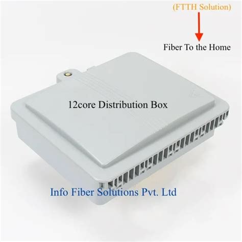 12 Core Fiber Distribution Box - Color: Sliver at Best Price in Noida ...