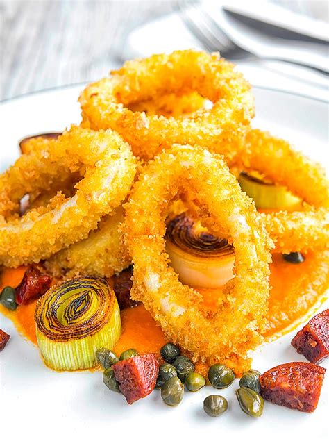 Fried Calamari Perfect Crispy Breaded Squid Rings | Krumpli