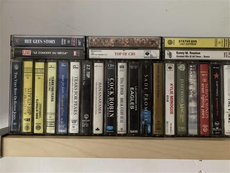 Here is my little collection of cassettes at the moment! I'm quite proud ! I found it all this ...