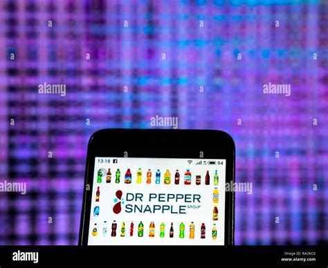 Dr Pepper Snapple Group Drink company logo seen displayed on smart phone Stock Photo - Alamy