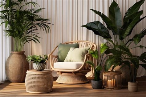 Premium AI Image | Plants for the home office