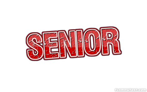 Senior Logo | Free Name Design Tool from Flaming Text