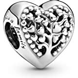 Pandora Moments Women's Sterling Silver Knotted Heart Bracelet Charm ...