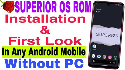 Without PC | How To Install Superior OS Rom In Any Android Mobile with ...