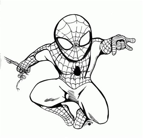 Baby Spiderman Drawing at GetDrawings | Free download