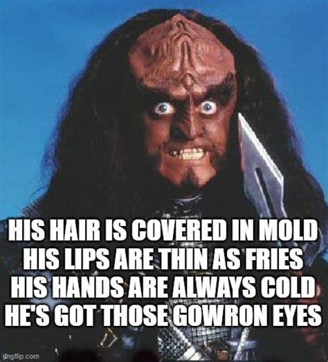 Gowron eyes : r/startrekmemes