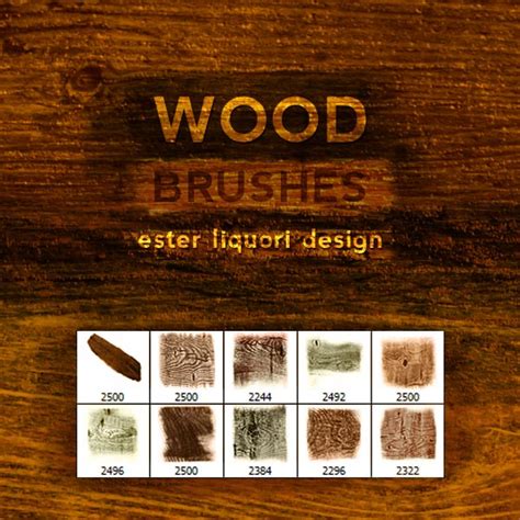 New Brush Set: Wood | PSDFan