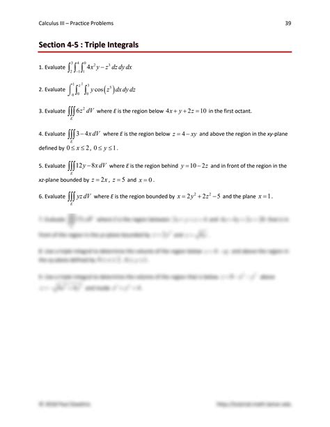 SOLUTION: Calciii line integrals complete chapter practise problems: Vector Fields, Line ...