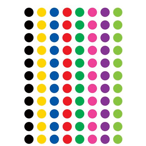 Colorful Circles Mini Stickers - TCR4820 | Teacher Created Resources