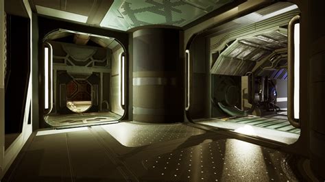 Sci Fi Space Station Interior in Environments - UE Marketplace