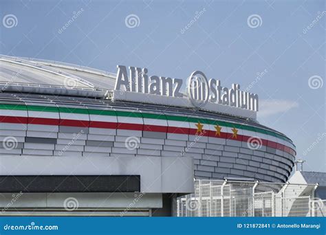 Juventus Fc Stadium Sponsored by Allianz Editorial Photo - Image of ...