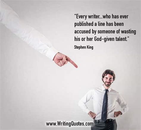 Stephen King Quotes - Wasting Talent