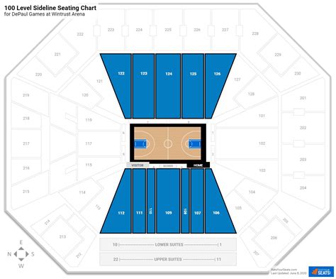 Wintrust Arena Seating for DePaul Basketball - RateYourSeats.com