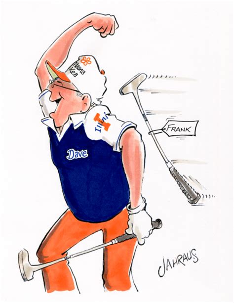 Winning Golfer Cartoon | Funny Gift for Winning Golfer