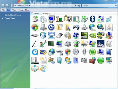 Solved - Control Panel icons without any name or address | Vista Forums