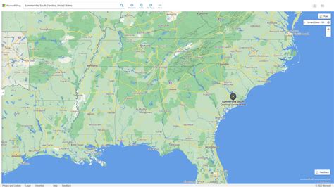 Summerville South Carolina Map - United States