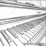 Piano Coloring Pages  Free & Printable sketch template