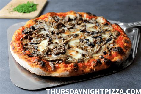 The Ultimate Mushroom Lover's Pizza Recipe - Thursday Night Pizza