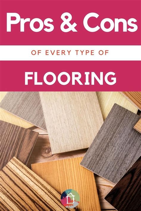 The Pros & Cons of Flooring Types: From Laminate to Hardwood and MORE! | Types of flooring ...