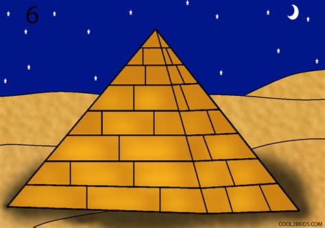 How to Draw a Pyramid (Step by Step Pictures) | Cool2bKids