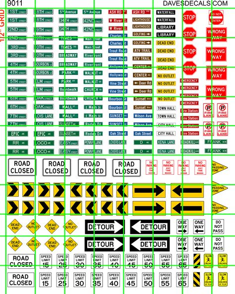 9011 – MISC/BUILDING/TRAFFIC – STREET SIGNS AND ROAD NAMES WITH MISC ...