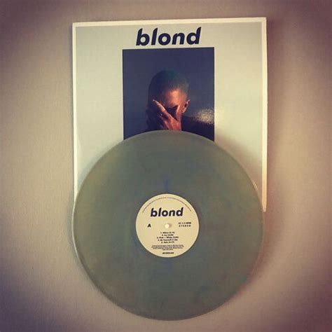 Frank Ocean Blond on limited edition vinyl mounted on Record Props ...