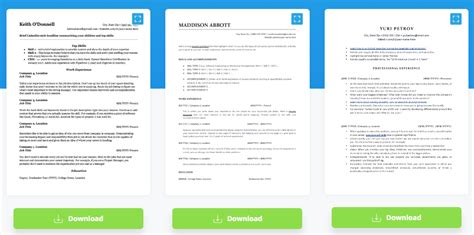 Free ATS-Friendly Resume Templates