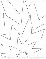 Explosion Coloring Pages  Nation sketch template