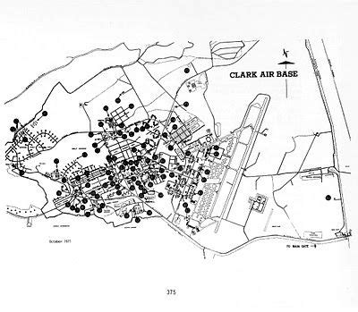 Map of Clark Air Base 1971, Philippines | Clark, Clark freeport, Pampanga