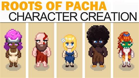 Roots of Pacha Character Creation (Male & Female, Full Customization ...