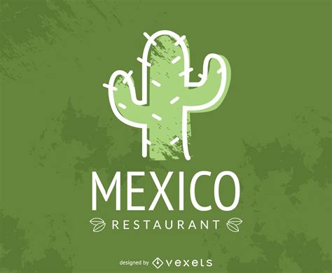 Mexican Restaurant Cactus Logo Vector Download