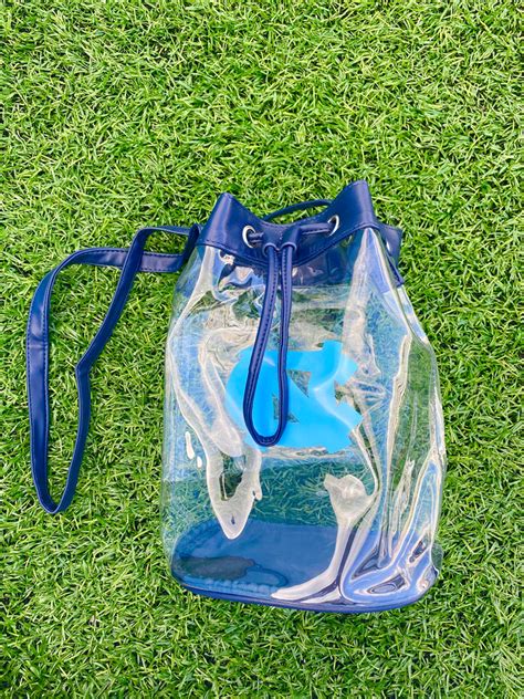 UNC Clear Purse - Madison Clear Bucket Bag – Shrunken Head