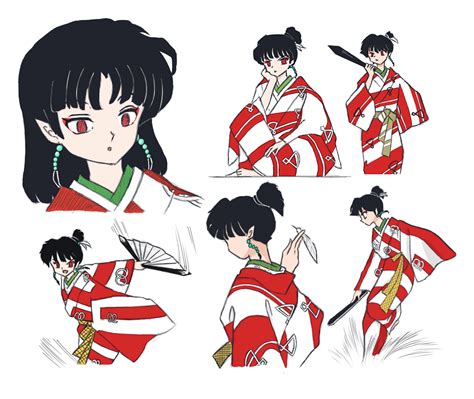 Kagura Colored Sketches (InuYasha) by Stosyl on DeviantArt