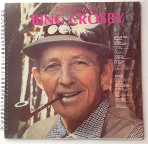 Bing Crosby Recycled Record Album Cover Book