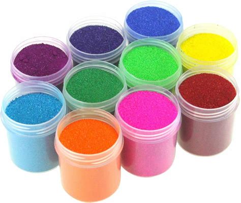 10 x Rangoli Colours Powder Pack Assorted Diwali Indian Rangoli Art ...