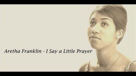 Aretha Franklin - I Say a Little Prayer Lyrics HD Chords - Chordify