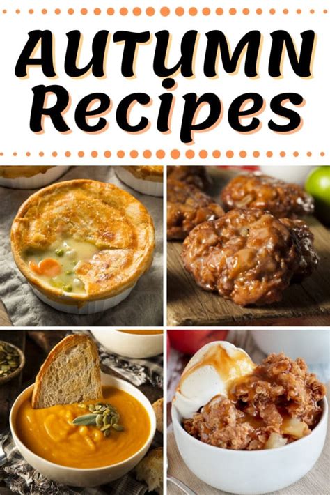 30 Best Autumn Recipes - Insanely Good