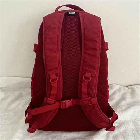 Red Supreme Backpack - Depop