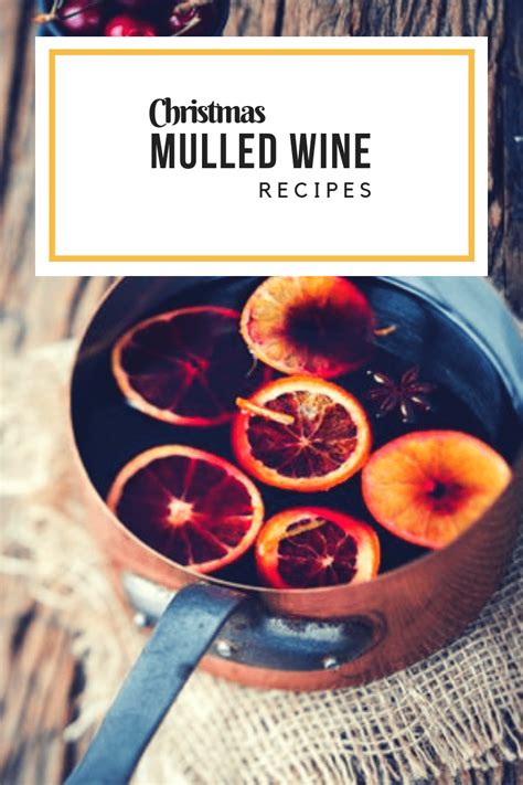 CHRISTMAS MULLED WINE RECIPES | Eco Events