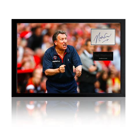 Neil Warnock Signed Sheffield United Iconic Frame – The Fan Cave ...